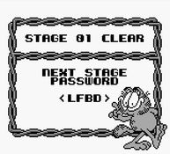 Garfield Labyrinth sur Nintendo Game Boy